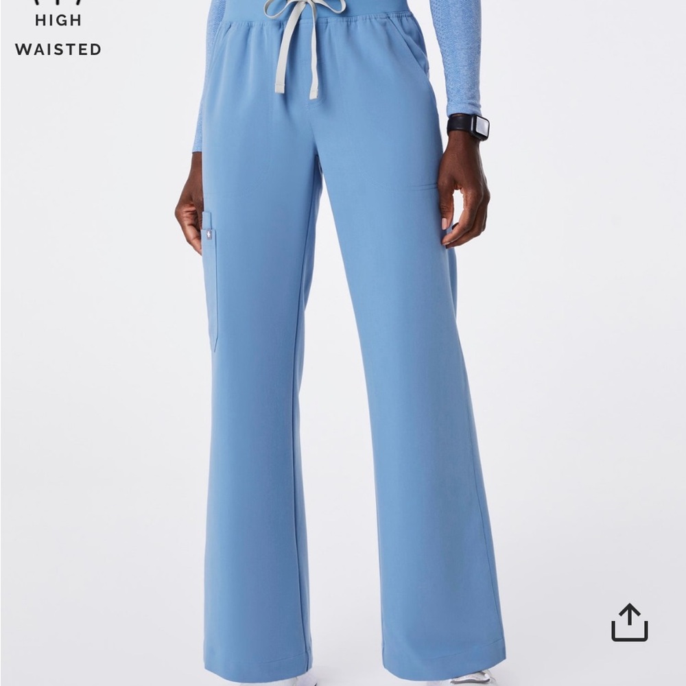 Figs High-Waisted Isabel wide leg pants